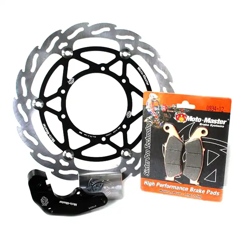 Markenprodukt Moto-Master Oversize Kit 260mm Flame Bremsscheibe Adapter Beläge