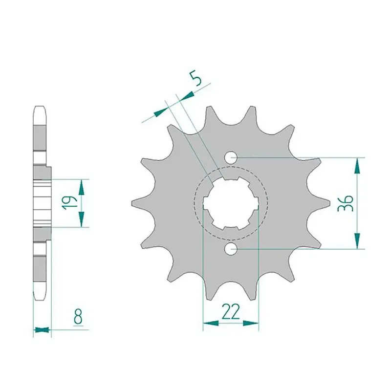 Esjot Ritzel 20307-11 520 11 Zähne Preiswert