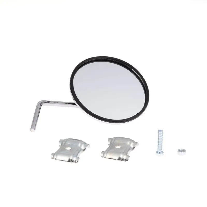 Neue Ware VParts Spiegel rechts chrom Klemmspiegel 105 mm Durchmesser f. Beinschild