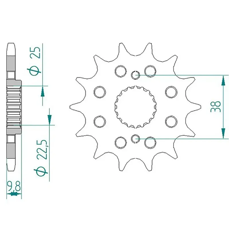 Bestseller Esjot Ritzel 166400-15 520 15 Zähne