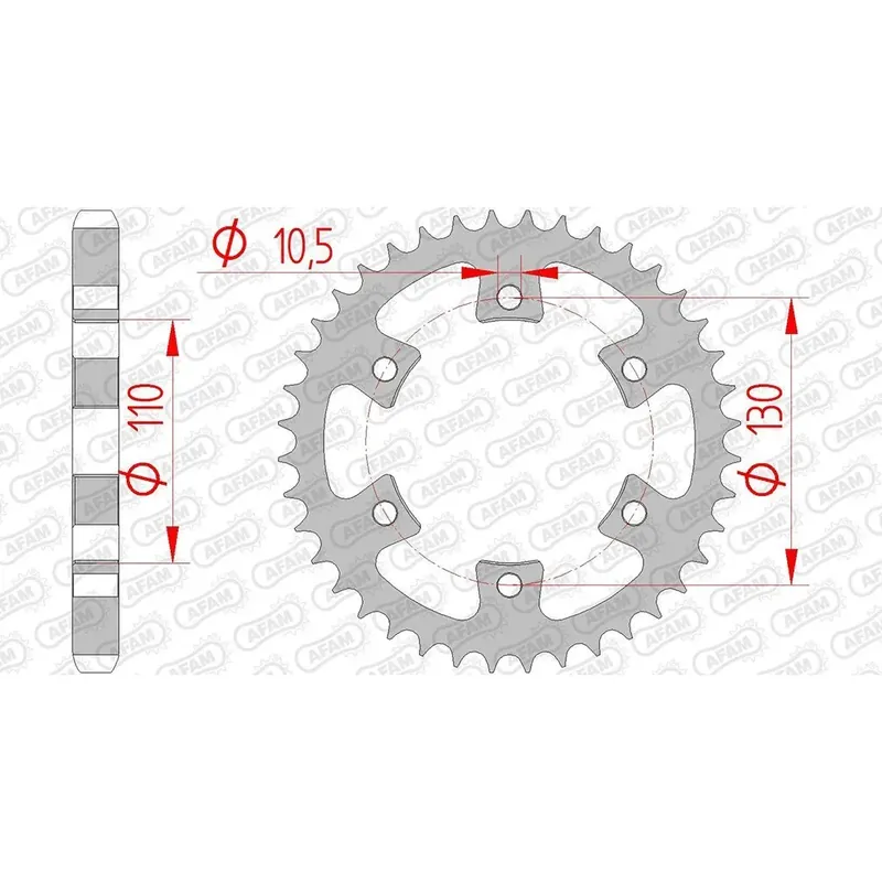 Esjot Kettenrad 92505-36 STAHL 530 36 Zähne Direkt Vom Hersteller