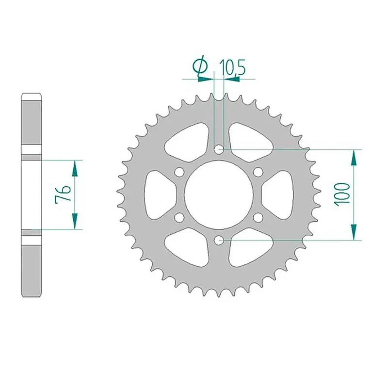 Jetzt Bestellen Esjot Kettenrad 14503-40 STAHL 530 40 Zähne