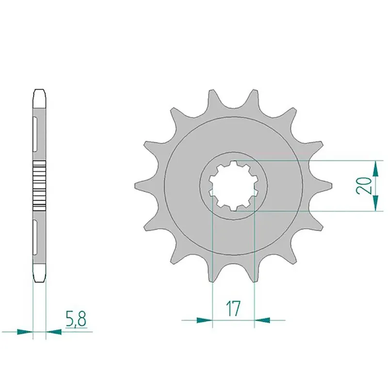 Esjot Ritzel 24304-12 520 Sport 12 Zähne Top-Seller