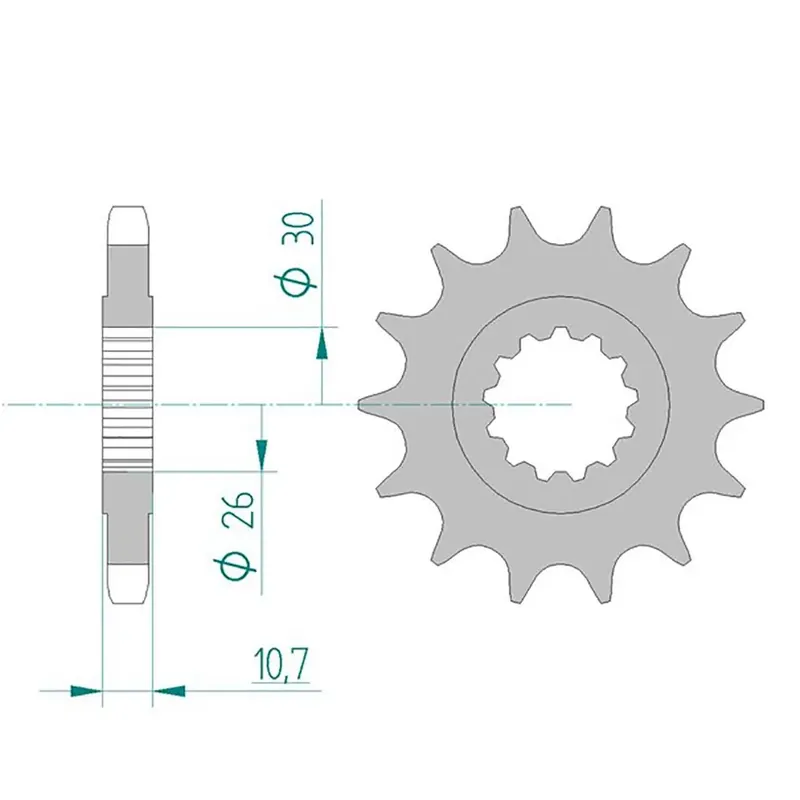 Mega-Angebot AFAM Ritzel 532 17 Zähne
