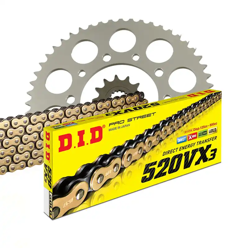 DID Kettensatz für Yamaha YZF-R6 ABS 17-20 520 VX3 Kettenkit Knallerangebot