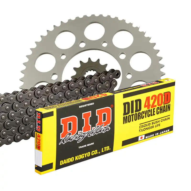 DID Kettensatz für Peugeot XP6 50 Enduro 04-05 420 D Kettenkit Günstig
