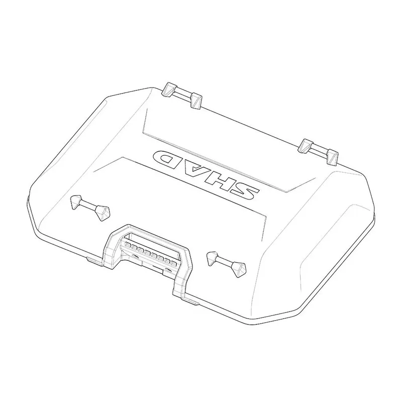 Wochenendangebot SHAD Cover f. Terra Topcase silber TR37, TR48