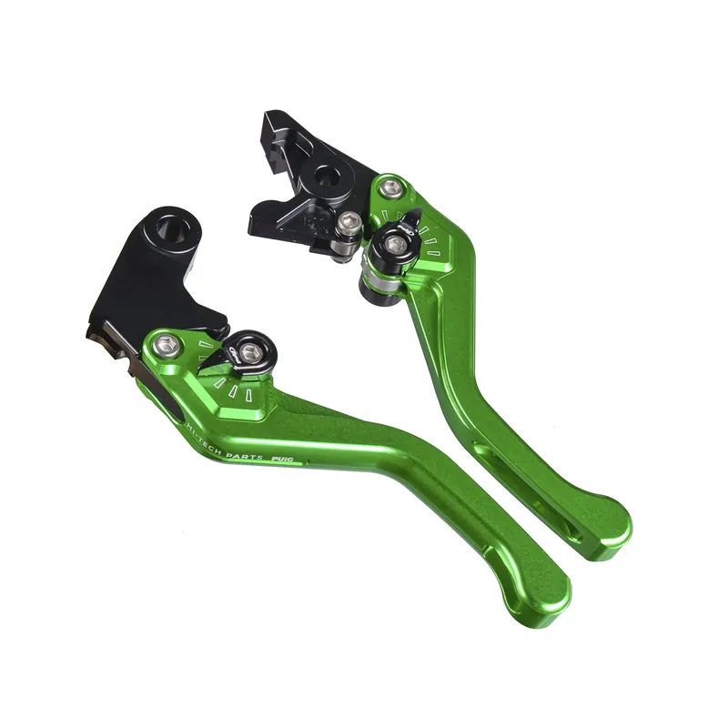 PUIG Bremshebel + Kupplungshebel Set v3 kurz grün (für Yamaha MT-07 ABS RM33 21-22 ) Nur Für Kurze Zeit