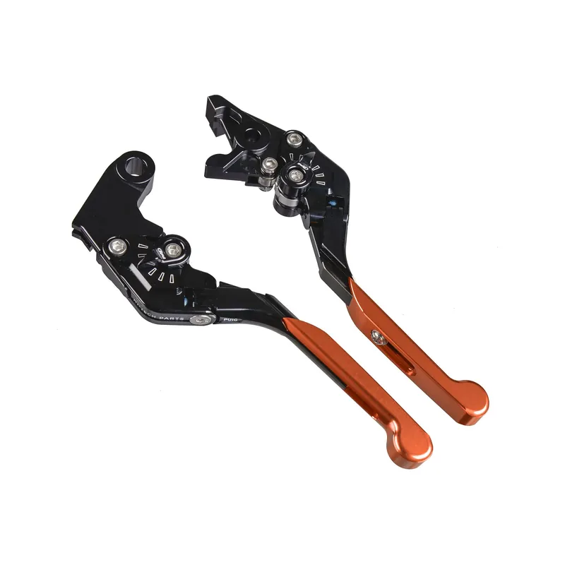 Rabatt PUIG Bremshebel + Kupplungshebel Set v3 lang orange (für Kawasaki ZX-12R Ninja ZXT20AB 02-06 )