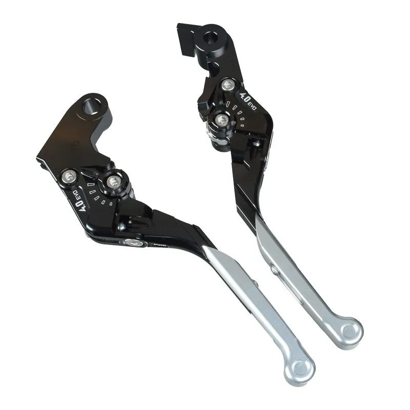 PUIG Bremshebel + Kupplungshebel Set v4 lang silber (für Yamaha XSR 125 Legacy ABS 22-25 ) Must-Have