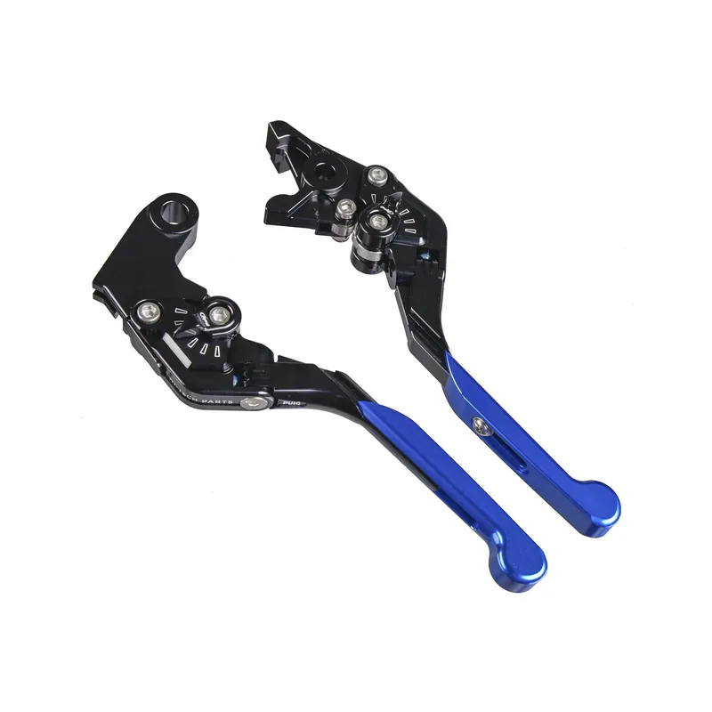Echt PUIG Bremshebel + Kupplungshebel Set v3 lang blau (für Yamaha Niken 850 ABS RN58 18-21 )