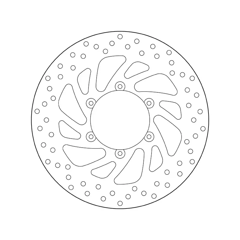 Markenprodukt Brembo Bremsscheibe 68B407E5 – Serie Oro – (starr)
