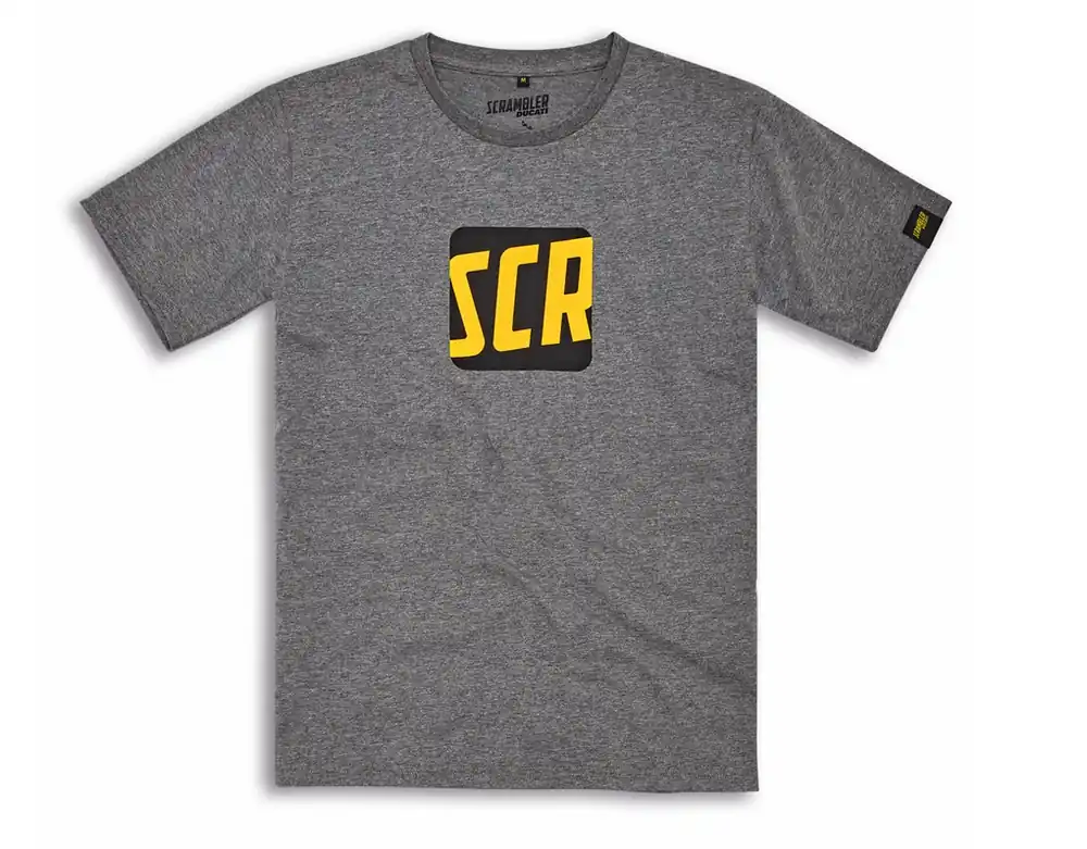 Ducati Original SCRAMBLER ICON GRAU T-SHIRT Online Kaufen