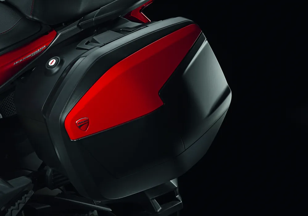 Ducati Original Cover-Set Seitenkoffer Multistrada Rot Preisknaller