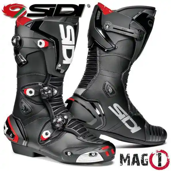 SIDI MAG-1 Motorrad Sportstiefel schwarz Neu Im Sortiment