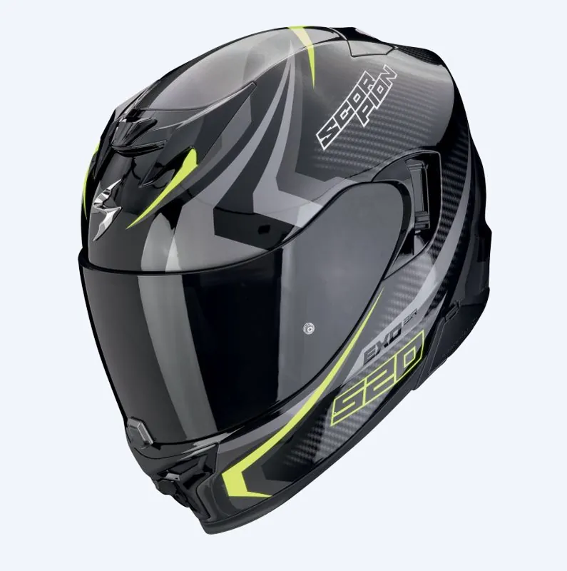 Preiswert SCORPION TERRA EXO-520 EVO AIR NEON GELB INTEGRALHELM