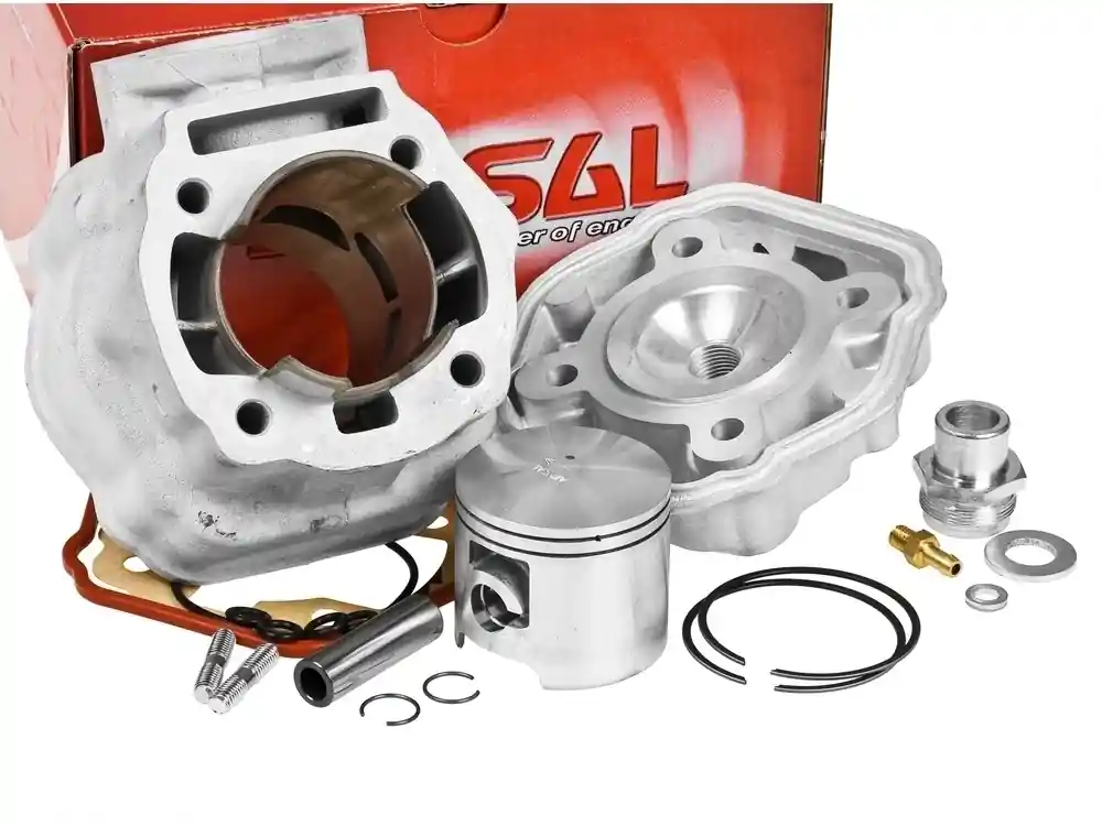 Günstig Airsal ALU Racing 80ccm Zylinder Aprilia Derbi Gilera-RCR/SMT D50B0 50