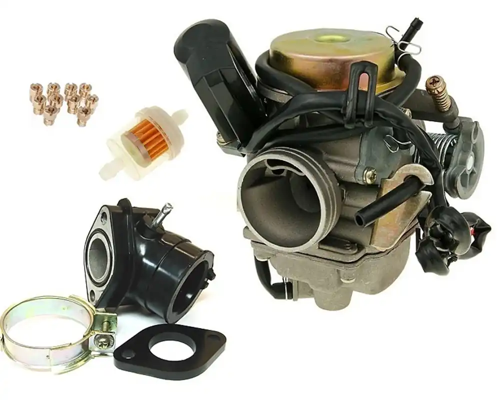 Vergaser Set 24mm Sport Baotian Benzhou Rex Kymco 139QMB GY6 50 4T Sofort Bestellen