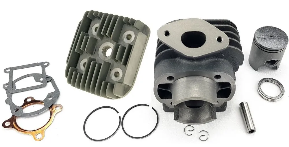 Zylinderkit 50ccm + Kopf Aprilia MBK Yamaha BWS 50 stehend AC 2T Markenprodukt