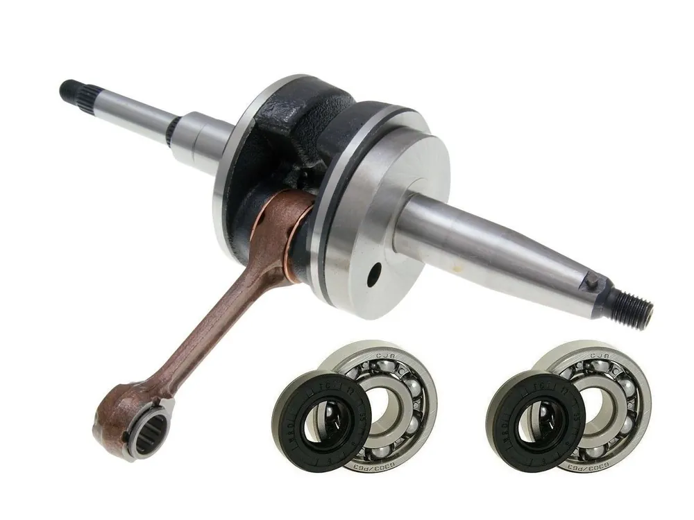 Kurbelwelle SET mit Stift Peugeot Citystar Ludix liegend AC LC 50 2T Neu