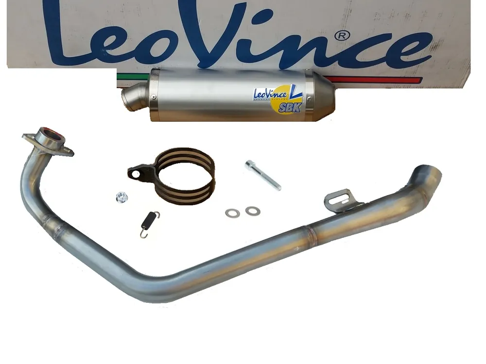 Auspuff Leovince SBK EVO 2 ALU Factory 2 Yamaha YZF R125 125 R 08-13 4T Top-Angebot