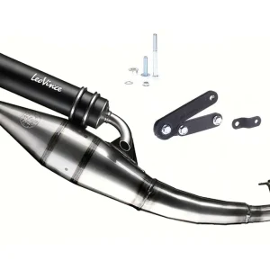 Auspuff Leovince TT Black Kymco Yager Spacer Dink Yup SYM Jet 50 2T Echt