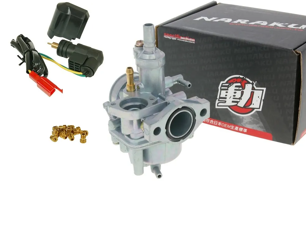 Super-Preis SET Vergaser Naraku 17,5mm Sport Honda Bali Kymco Kwang Peugeot SYM 50