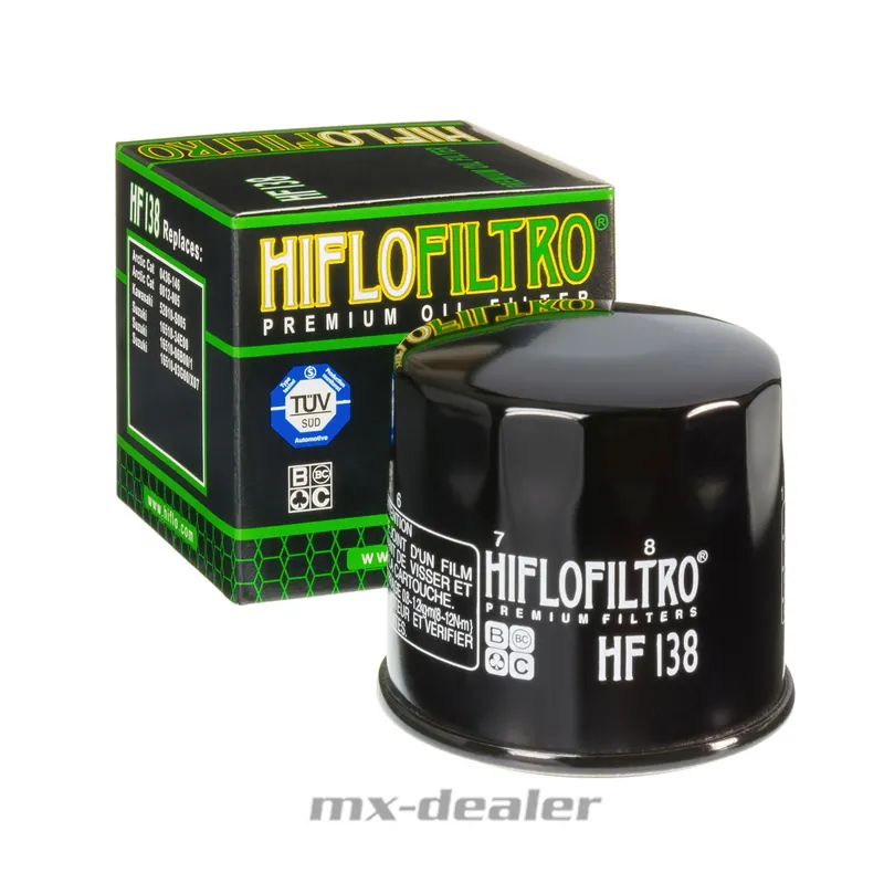 Aktuell Ölfilter Hiflo HF138 Suzuki GSF 600 Bandit 1998 bis 2004 Premium
