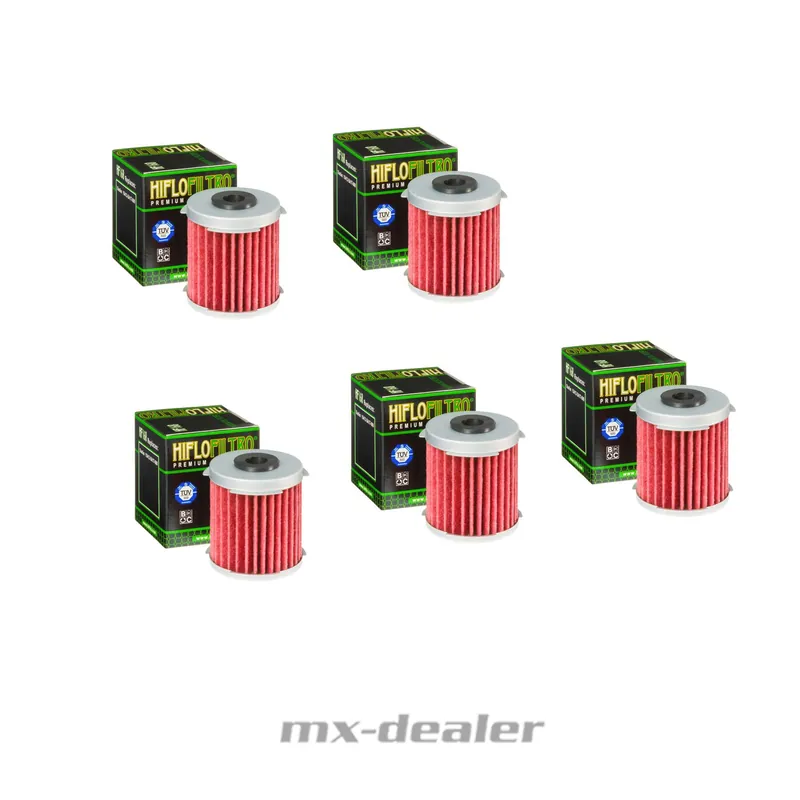 Rabatt Ölfilter Hiflo 5x Daelim SL 125 S-1 Otello Baujahr 2007 bis 2012