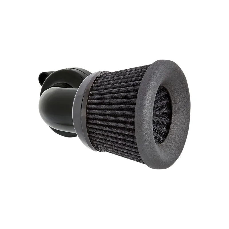 Schneller Versand Arlen Ness Luftfilter Kit Velocity 90° Breather schwarz f. Harley Twin Cam 99–17