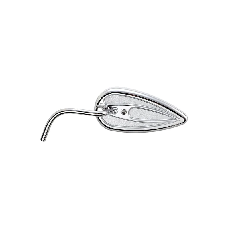 Arlen Ness Spiegel Teardrop chrom langer Stahlarm 13-035 Bestseller
