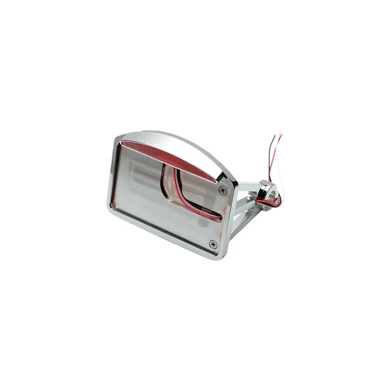 Bestseller Drag Specialties Halbmond-LED-Rückleuchte Kennzeichenhalter für seitliche B4"