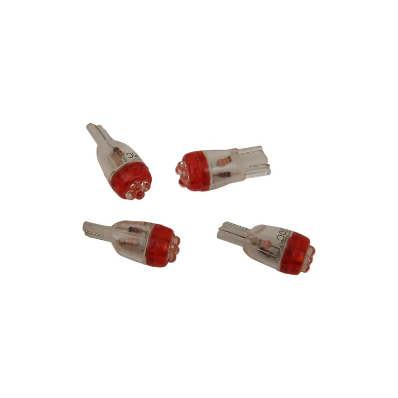 Drag Specialties Mini LED-Keilbirne Red Neue Kollektion