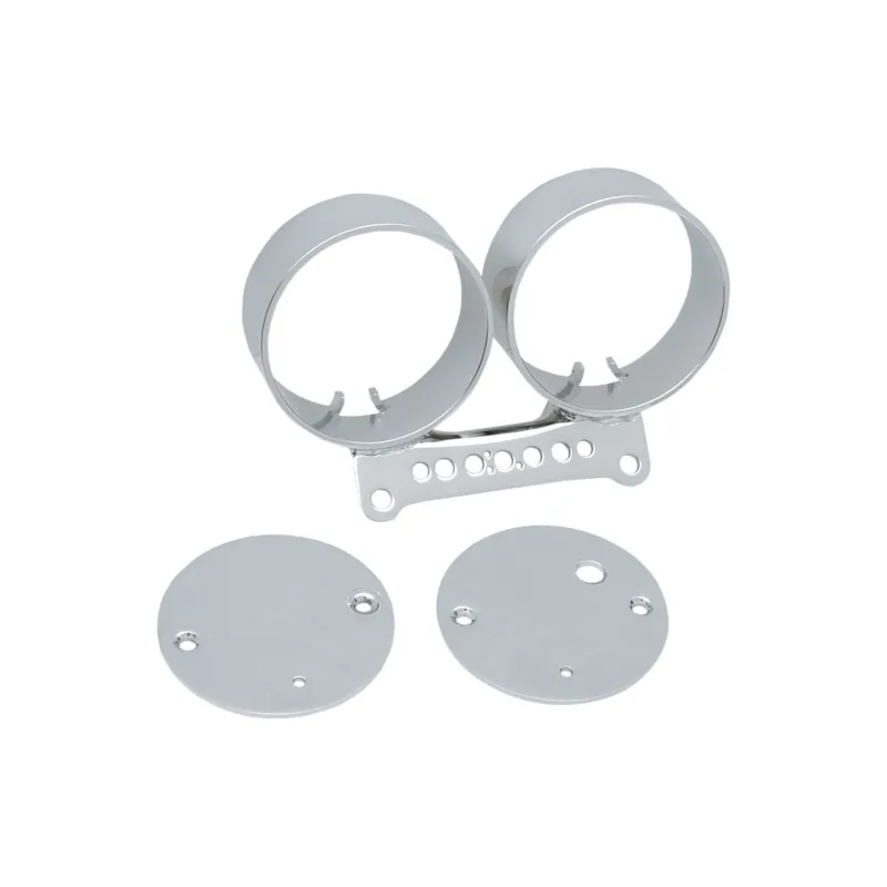Drag Specialties Halterung für Anzeigeinstrument Chrom Double f. Harley Nur Für Kurze Zeit