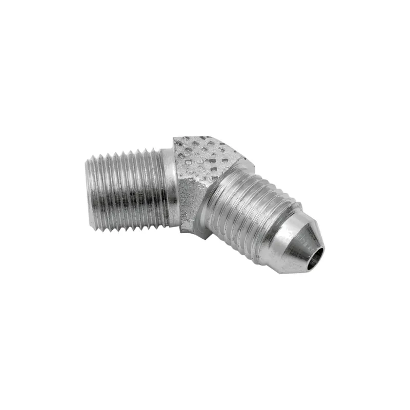 Preis Gesenkt Drag Specialties Bremsleitungsanschluss aus verchromtem Stahl Brake Line 45°