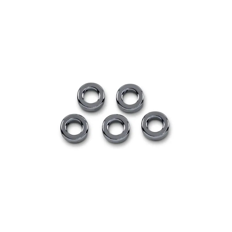 Begrenztes Angebot Drag Specialties Ersatz-Distanzstücke L6,4mm OD16,5mm Chrom 5