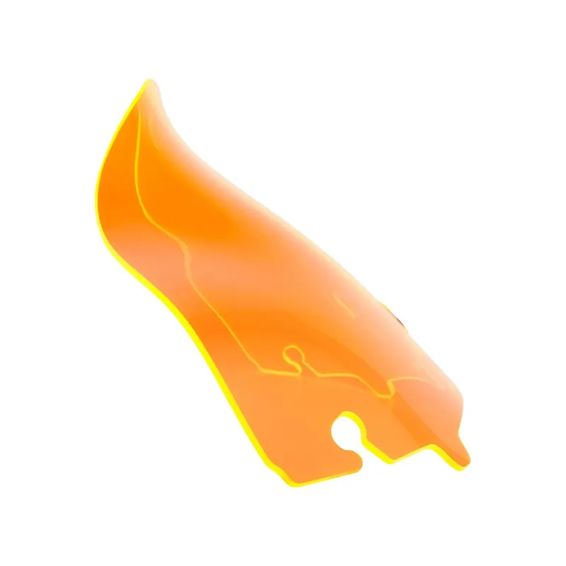 KLOCK WERKS Kolor Flare Ice Sport Windschild 6,5" Orange Ice f. Harley FLH 2014- Begrenztes Angebot