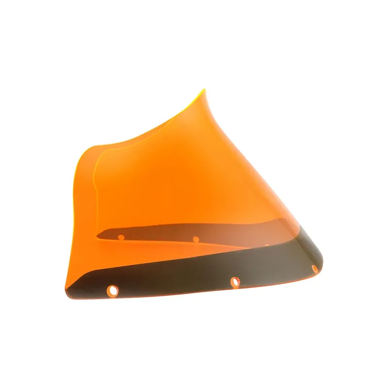 Solange Der Vorrat Reicht KLOCK WERKS Kolor Flare Ice Sport Windschild 9" Orange Ice f. Harley FXRP 1984
