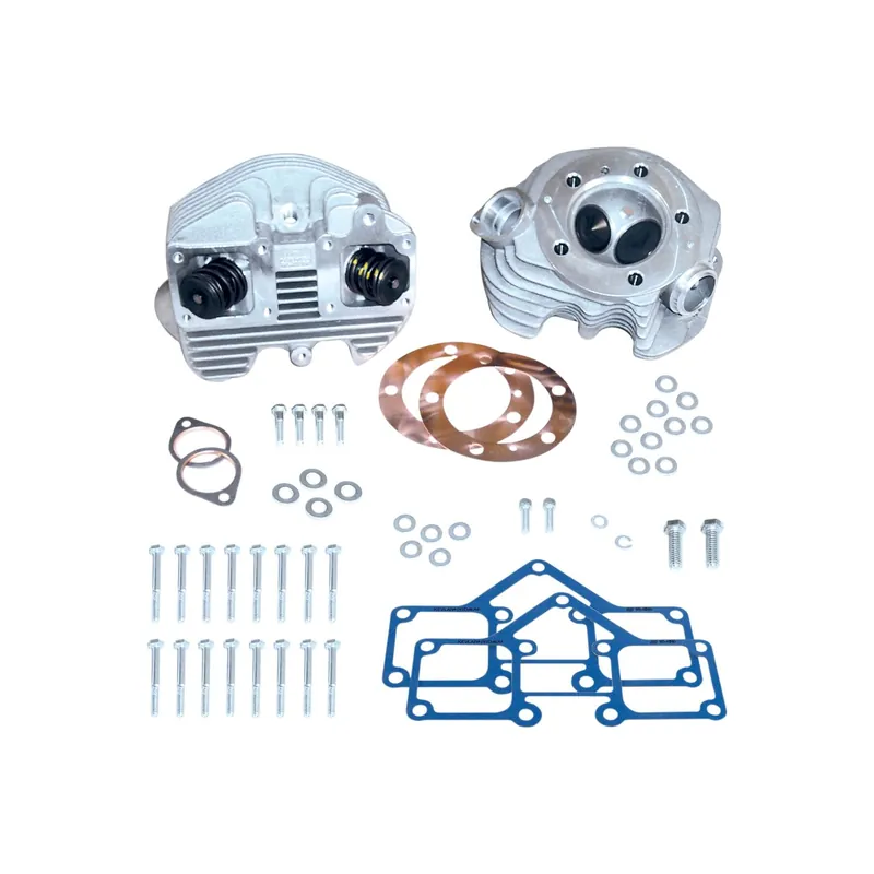 Letzte Chance S&S Super Stock Zylinderkopf-Kit Single Plug f. Harley Shovelhead 66-78