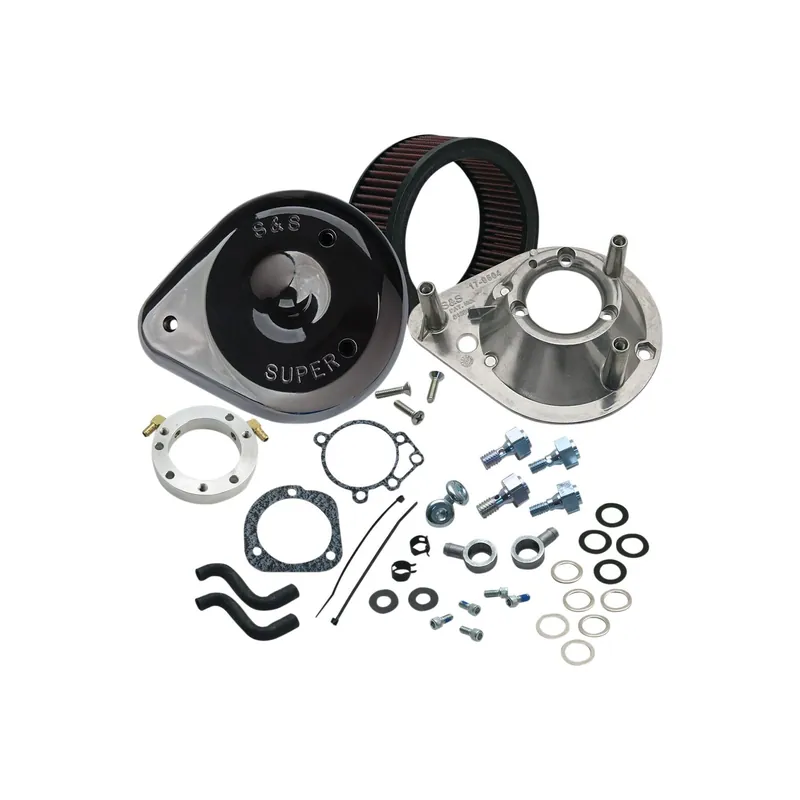 S&S Sidekick Luftfilter-Kit f. Harley Dyna/Softail/Touring 93-10 schwarz Finale Aktion