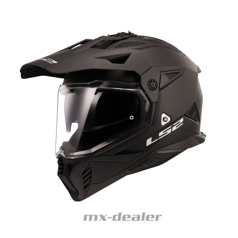 Meistverkauft LS2 MX 702 Pioneer 2 Solid Matt Schwarz Dualsport Enduro Helm Crosshelm XXL (63-64cm)