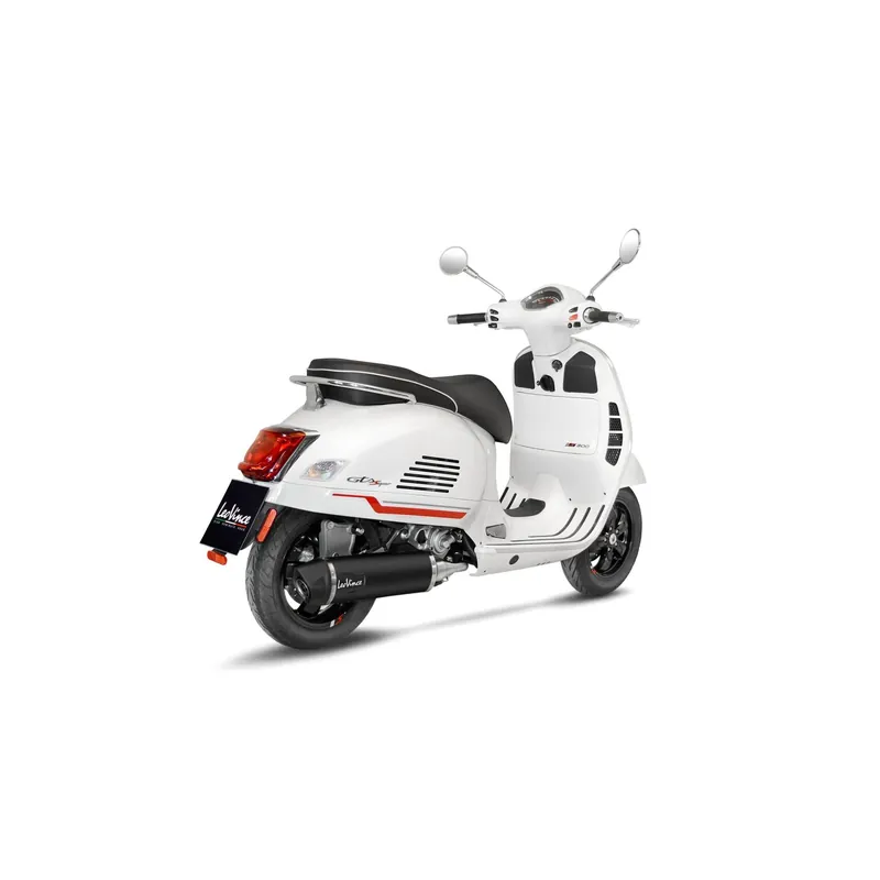 Neue Kollektion LEOVINCE - NERO für VESPA GTS 300 HPE/RACING SIXTIES/SUPER/SEI GIORNI/SPORT/TECH/TOURING 2021 - 2024