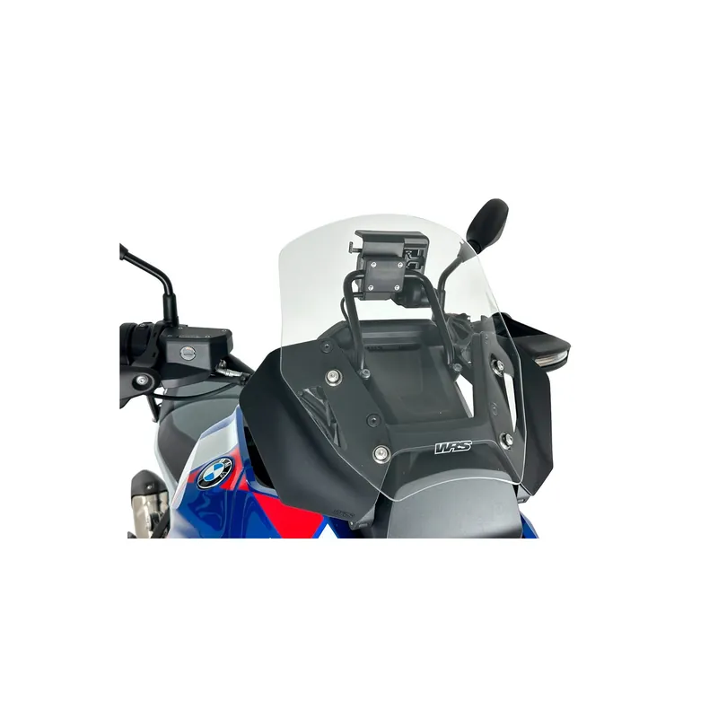 Markenprodukt WRS Windabweiser erhöht schwarz matt f. BMW R1300GS 23–26