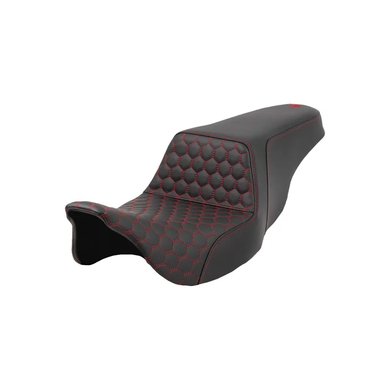Online Kaufen Saddlemen Sitzbank Step Up Red Honey f. Harley Touring Modelle 08-23
