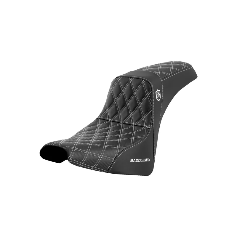 Schnäppchen Saddlemen Sitzbank Pro Series SDC Performance White f. Harley Softail 18-23