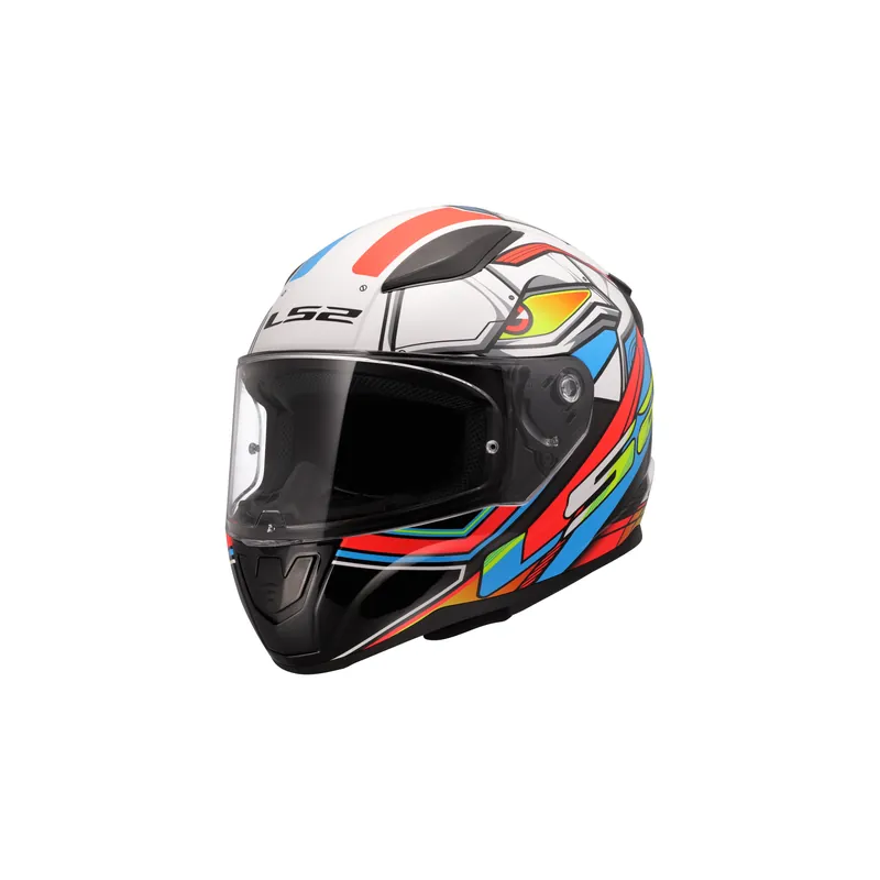 Begrenztes Angebot LS2 FF353 Rapid II XDRON Weiß Neon Orange Motorrad Helm Integralhelm Race XL (61-62cm)