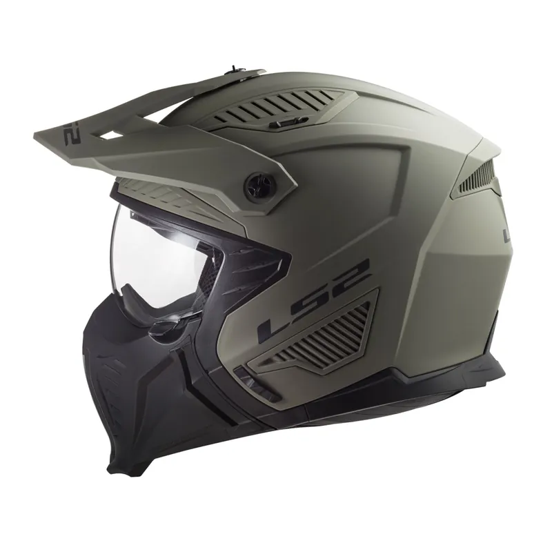 Motorradhelm Jethelm LS2 OF606 Drifter Sand Matt Helm Roller Trial Motorrad XXL (63-64cm) Neu