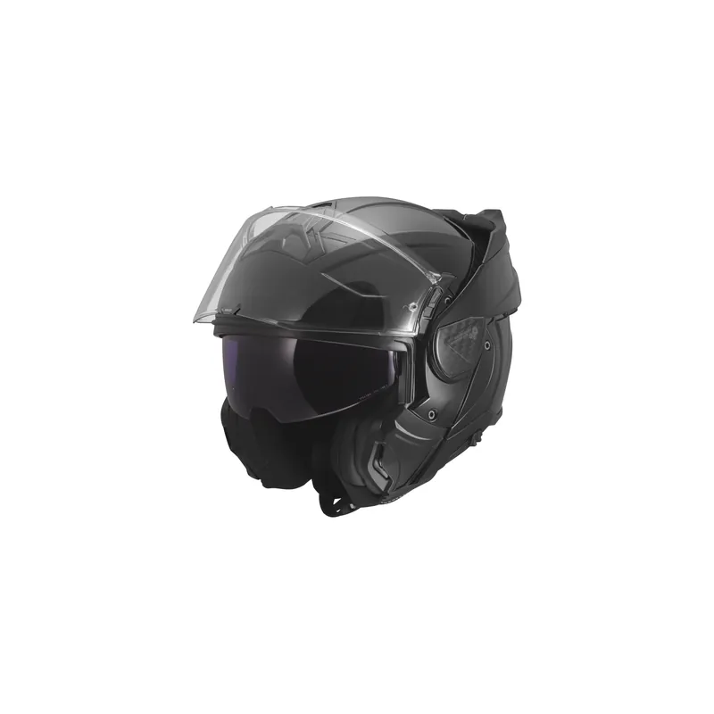 Top-Preis LS2 Klapphelm Advant II Solid Schwarz Glanz FF910 Motorrad Helm Integralhelm XL (61-62cm)