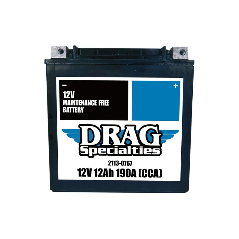 Sale Drag Specialties Motorradbatterie 12V YTX14L-FT 12AH AGM wartungsfrei