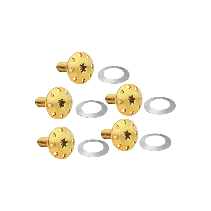 Must-Have Arlen Ness Bremsscheiben-Schrauben vorn gold f. Harley Touring 14–24 300-908